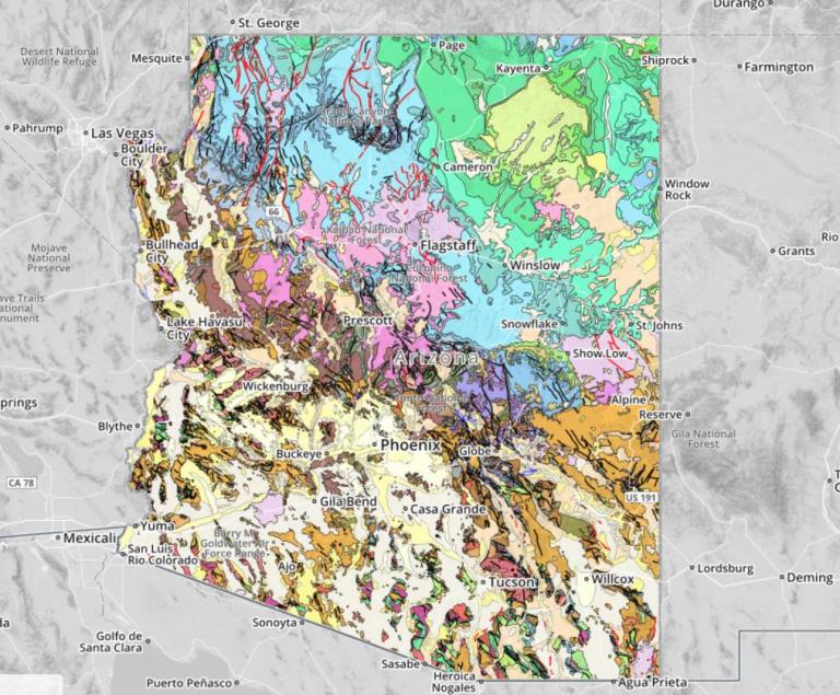 Geologic map of Arizona