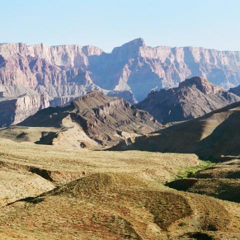 Carbon Creek geology from Chuar Butte, Grand Canyon