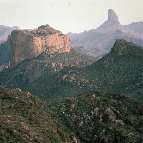 Weaver's Needle, Superstition Mountains, central Arizona Superstition Mountains