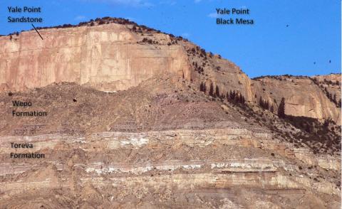 mesozoic rocks at Black Mesa